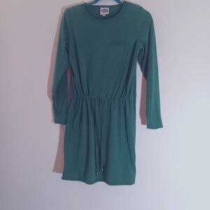 Womens DG2 Diane Gilman Dress-Color Green- Size Small